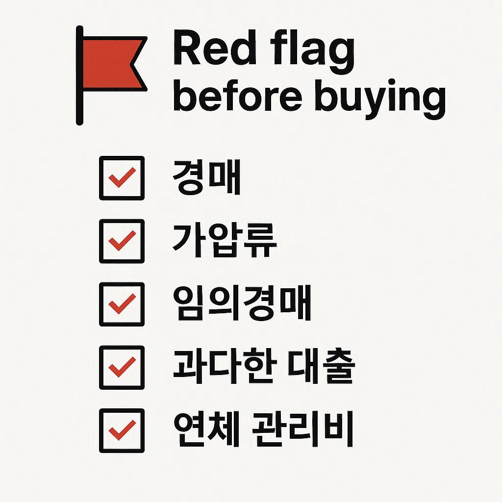 실거주 매수 전 서류 빨간 깃발 체크리스트